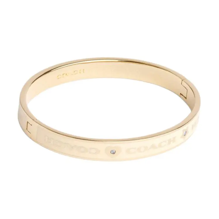 COACH Copper Bangles Women's Gold/Chalk White