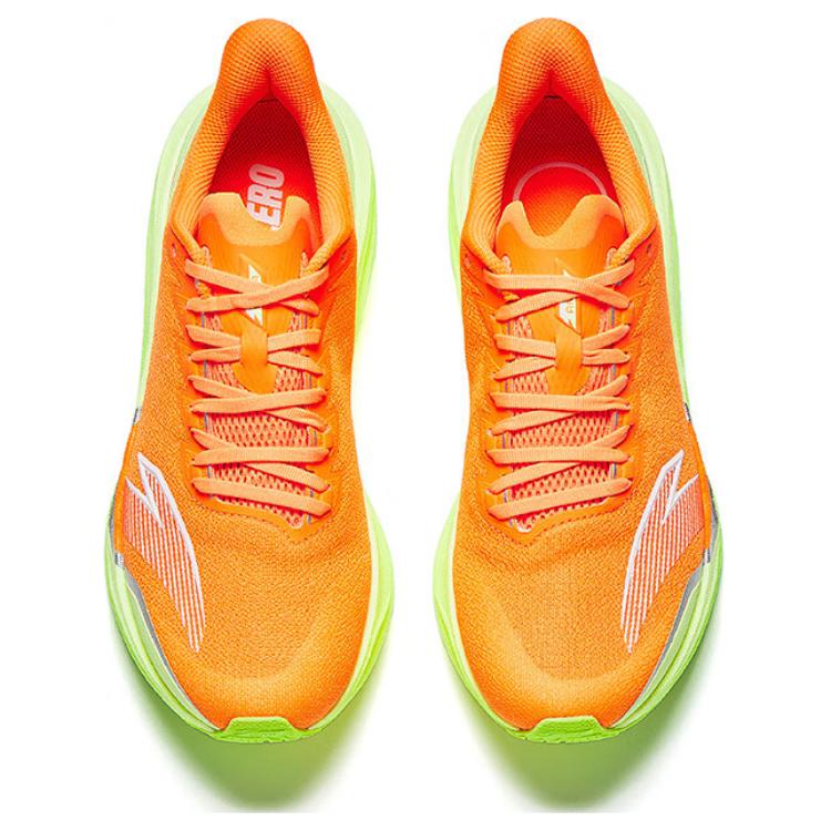Anta Cushioning Abrasion Resistant Rebound Low top Nitrogen Technology Running Shoes Men’s Orange Green