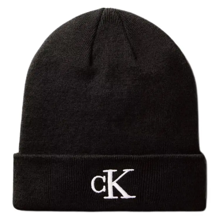 CALVIN KLEIN Acrylic Beanies Men's Black/Gray/Lime Gray/Brown/Maroon