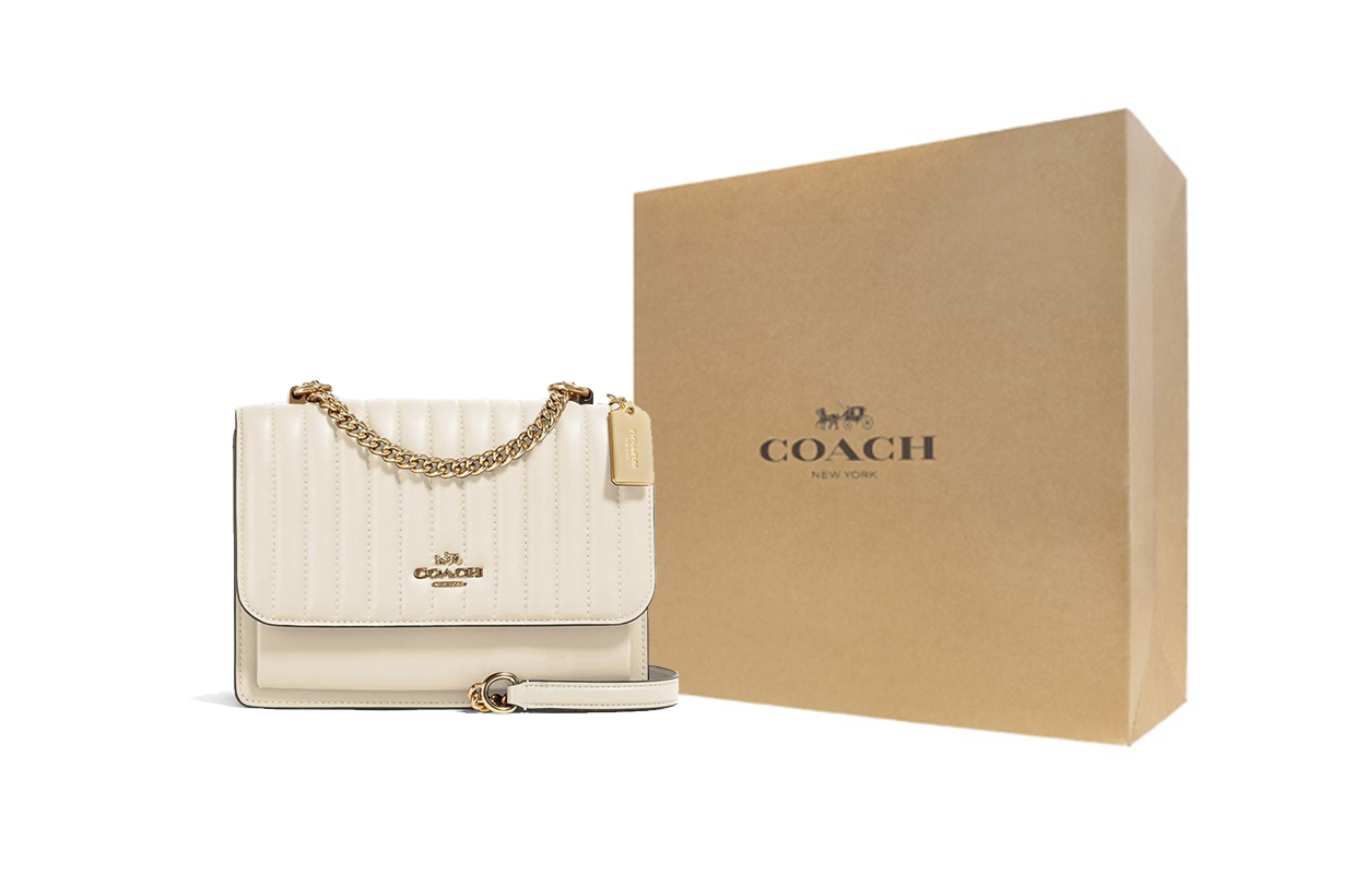 Женская сумка COACH Klare 21 (белая) — фото 6
