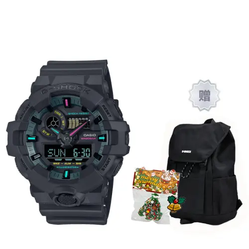 CASIO Unisex Liquid Crystal/Analog Dual Display Series Black Watch