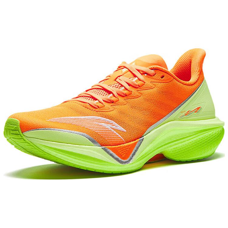 Anta Cushioning Abrasion Resistant Rebound Low top Nitrogen Technology Running Shoes Men’s Orange Green