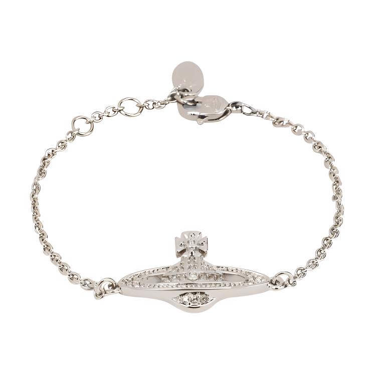 Женский браслет Vivienne Westwood mini bas relief (серебряный)