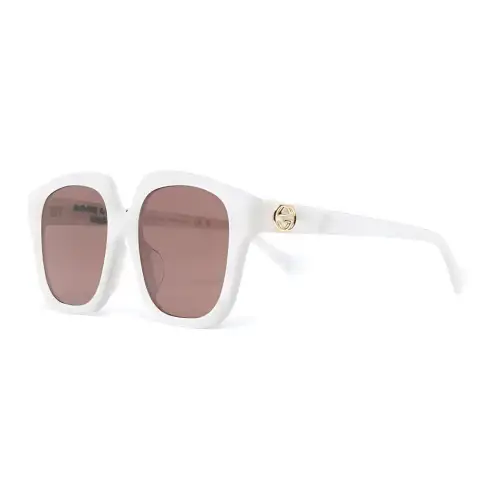 Gucci logo-plaque square-frame sunglasses