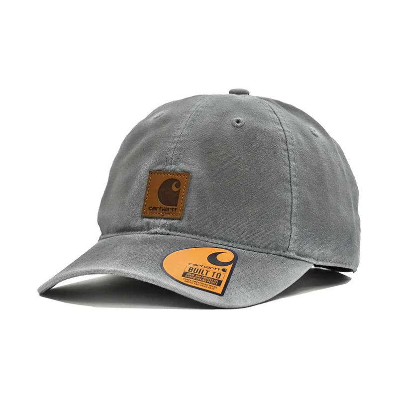 Carhartt Cotton Baseball Caps Unisex Cement Gray