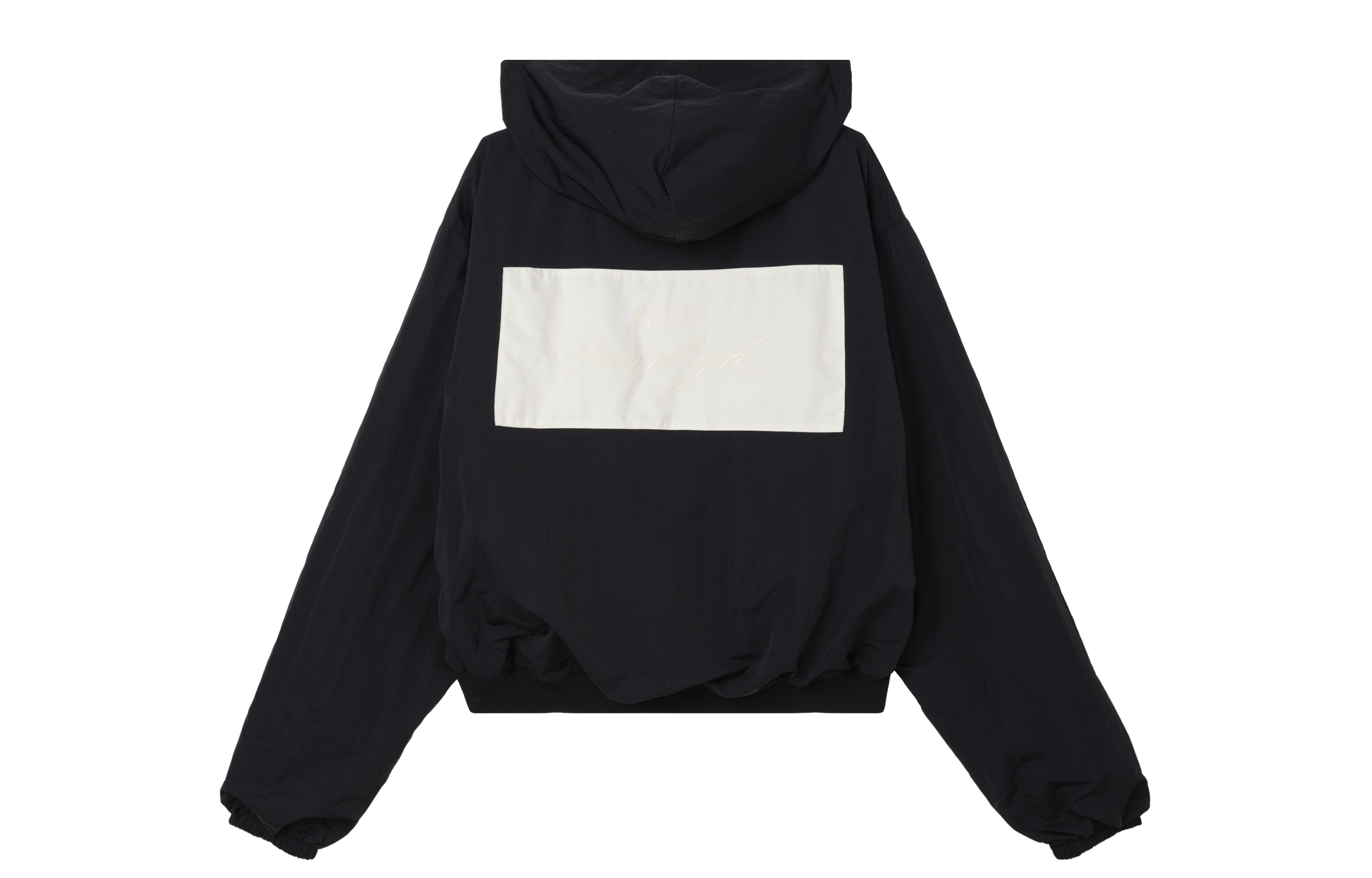 Мужская куртка Nike x Fear of God Bomber Jacket (черная) — фото 2