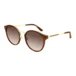 GUCCI Round Sunglasses Unisex Brown