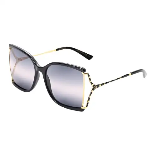 GUCCI Sunglasses Women's Black Gold