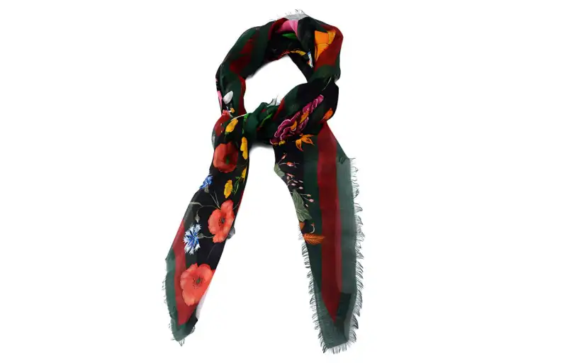 GUCCI Flora Knit Scarves Women's