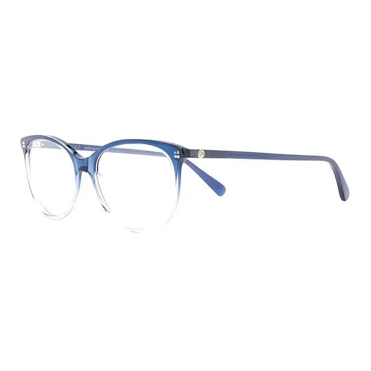 gradient soft round-frame glasses