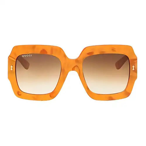 oversized-frame logo sunglasses