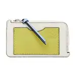 LOEWE Cow Leather Card Holder Women's Soft White/Limestone Yellow