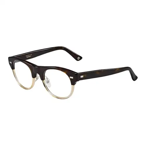 GUCCI Subject To Official Website Oval Prescription Glasses Men's