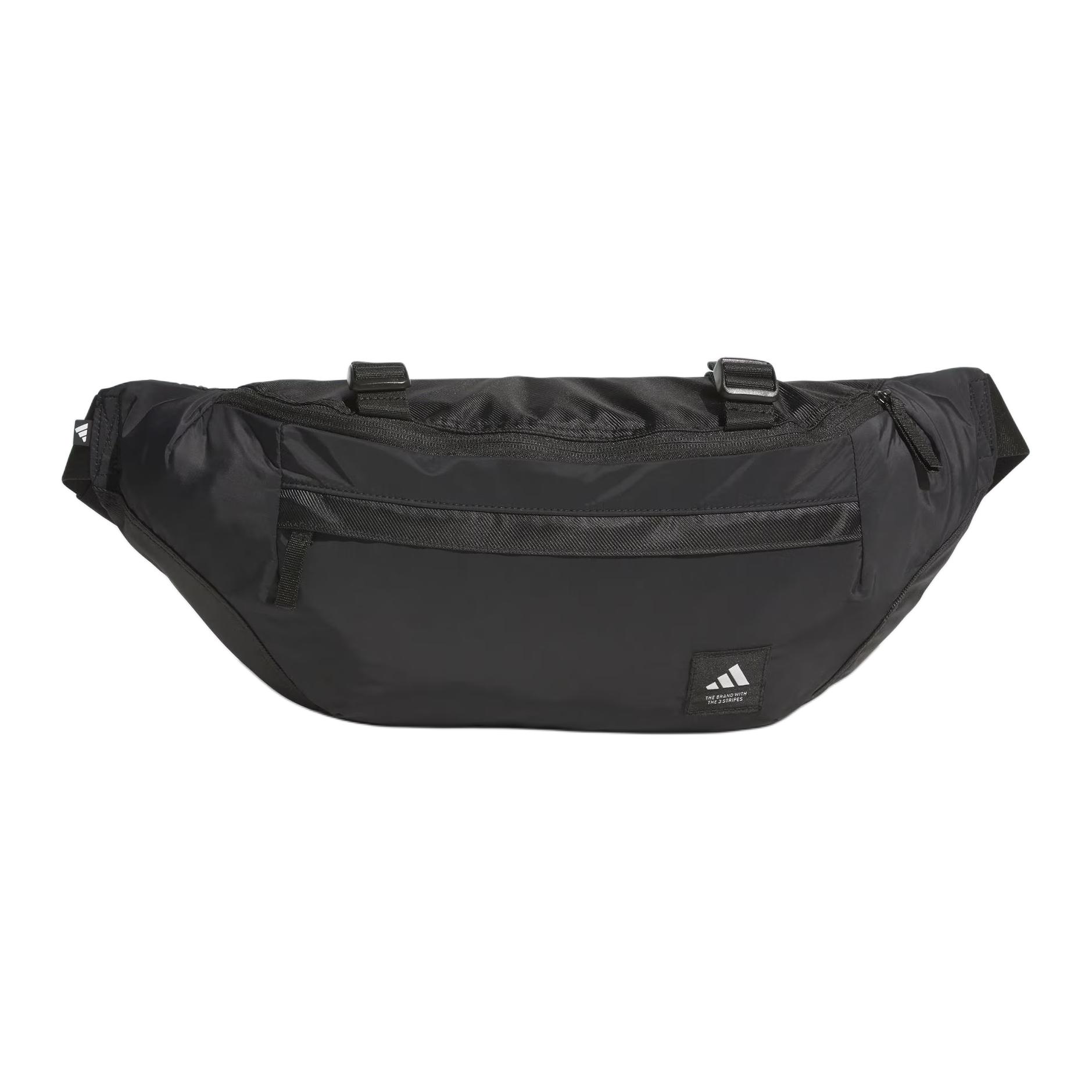 Сумка-пояс adidas Регенерированный полиэстер (черная)