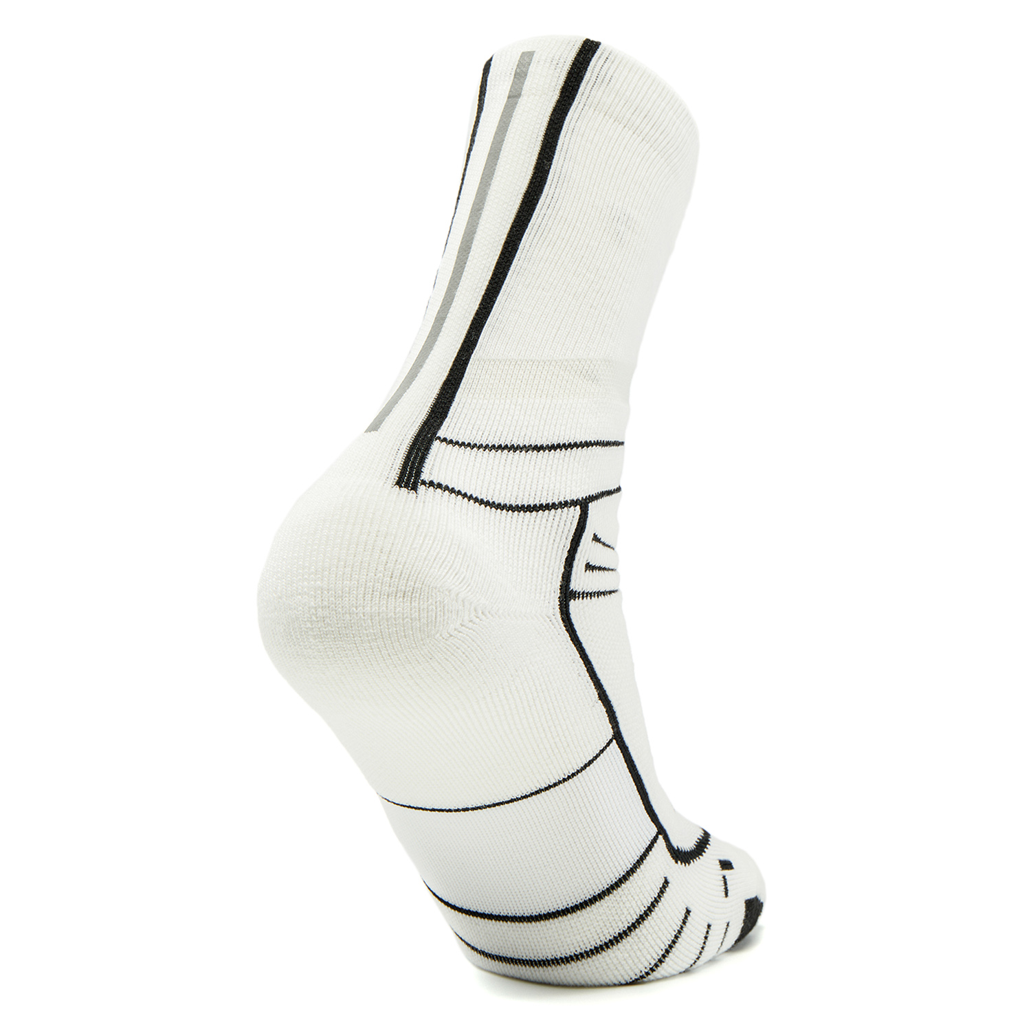 Li Ning Crew Socks Unisex 1 Pack White