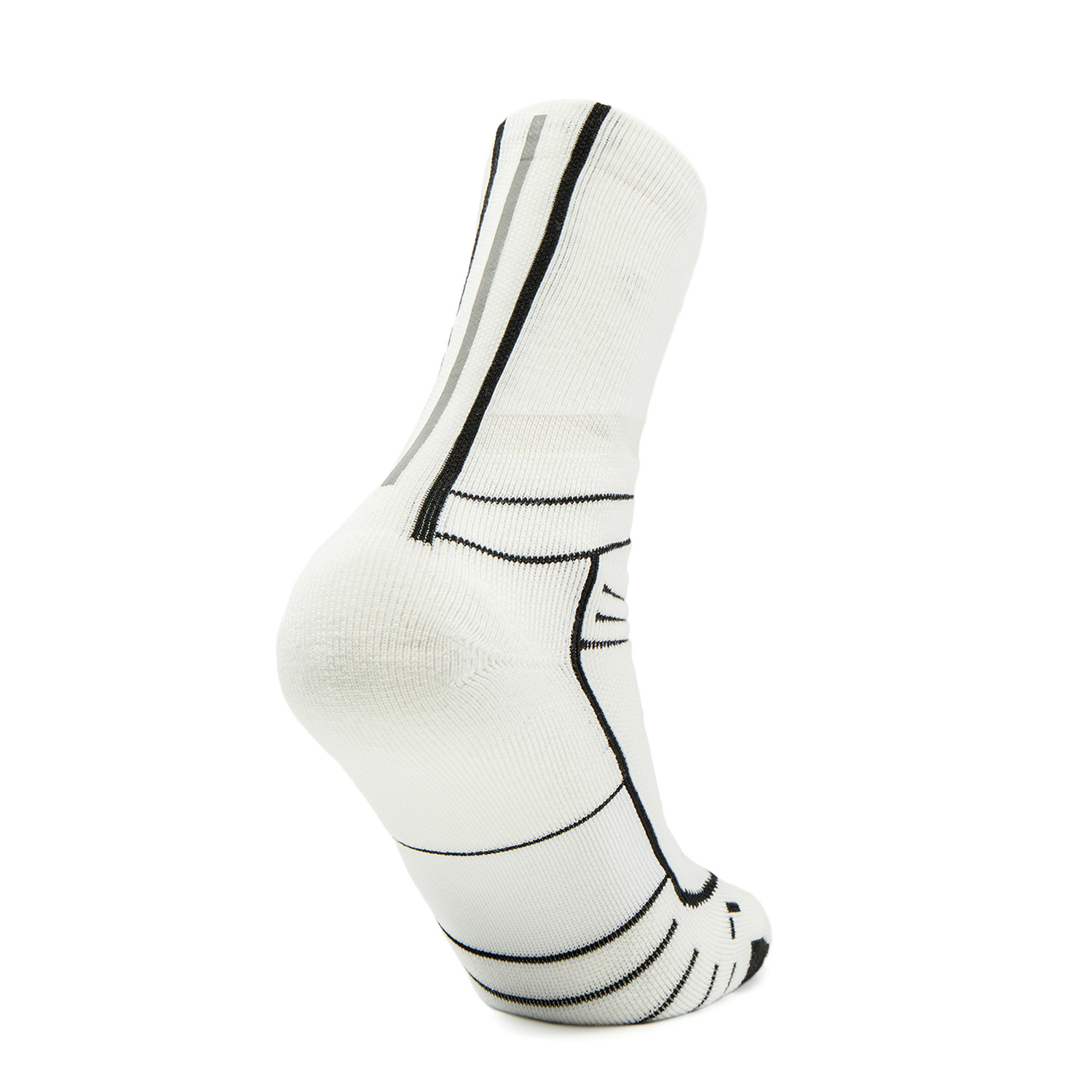 Li Ning Crew Socks Unisex 1 Pack White