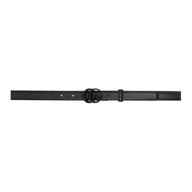 GUCCI GG Marmont Leather Belts Women's Black