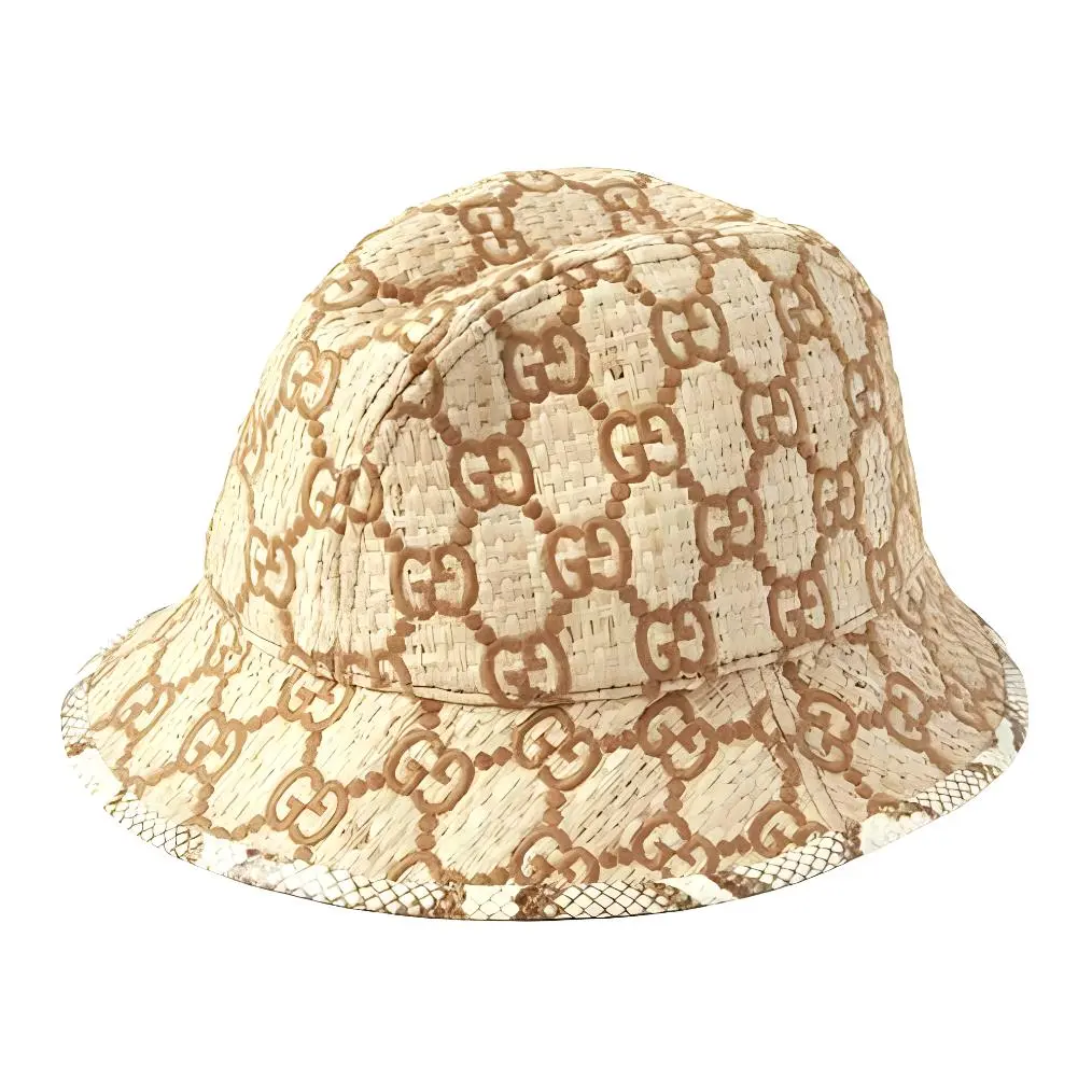 GUCCI Bucket Hats Unisex Beige
