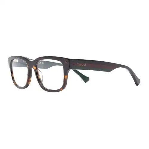 GUCCI Eyewear Tortoiseshell Logo engraved Glasses