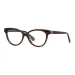 GUCCI Plate Frame Cat Eye Prescription Glasses Unisex