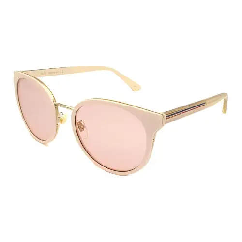GUCCI Cat Eye Sunglasses Women's Gold