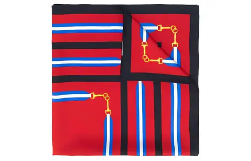 GUCCI Horsebit Scarves Women's Red