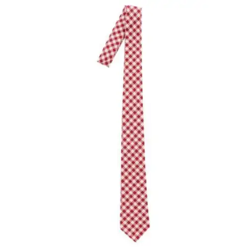 GUCCI Refined Cotton Ties Men's Red