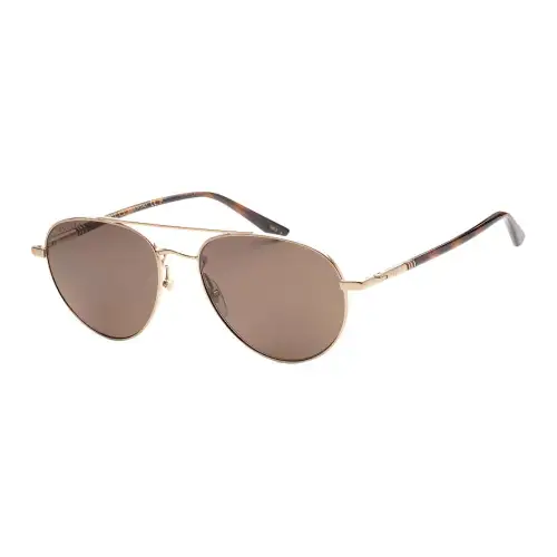 GUCCI Web Aviator Sunglasses Men's Gold