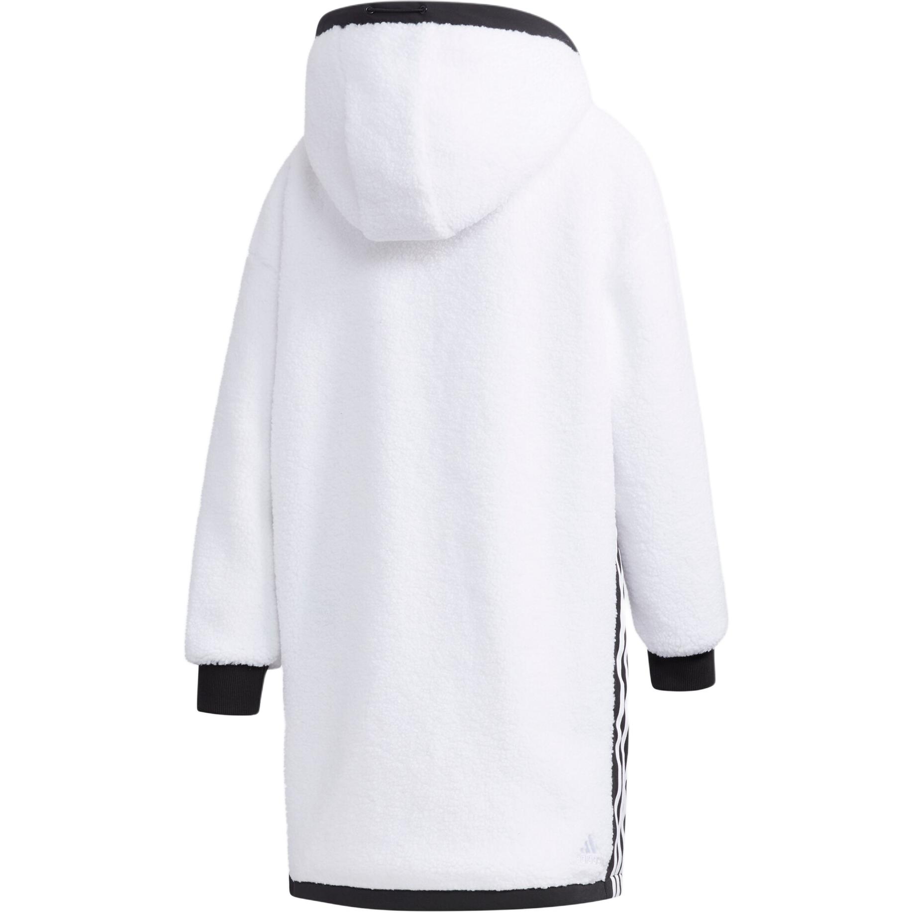 Женские куртка adidas URBAN BOA Long Jacket (белый) — фото 2