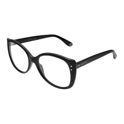GUCCI Butterfly Eyeglass Frames Unisex Black