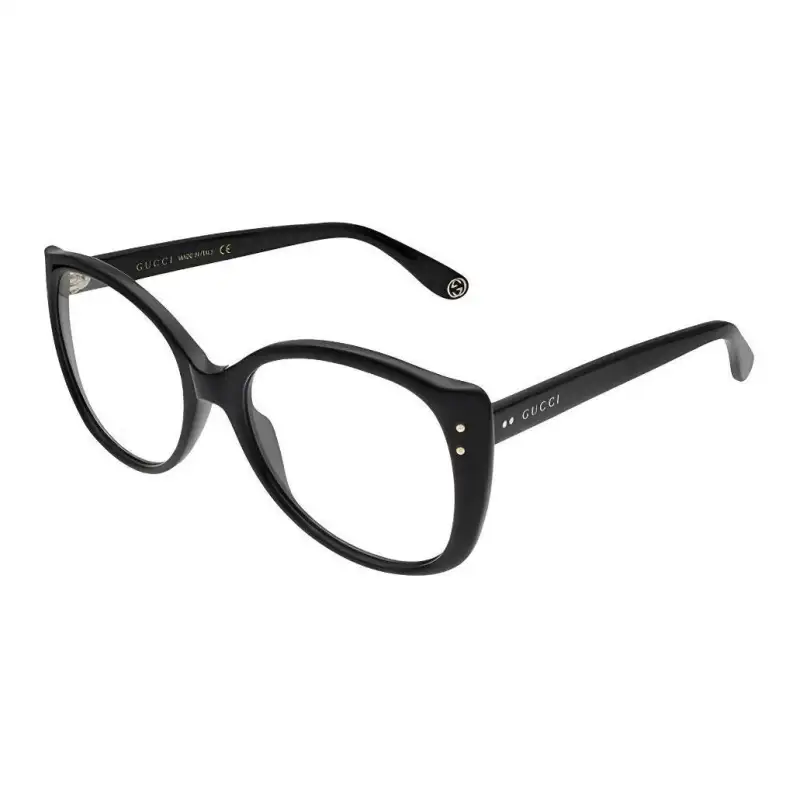 GUCCI Butterfly Eyeglass Frames Unisex Black