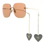 GUCCI Square Sunglasses Women's