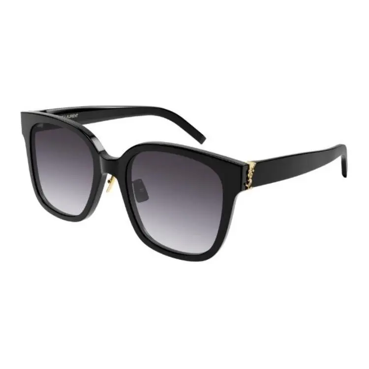 SAINT LAURENT Square Sunglasses Women's Black
