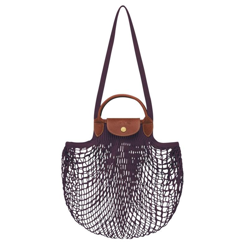 Женская сумка LONGCHAMP Le Pliage Filet (фиолетовая)