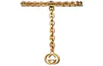 GUCCI Chain Interlocking Gg Charm Belt