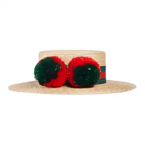 GUCCI Raffia Hats & Caps Women's Yellow
