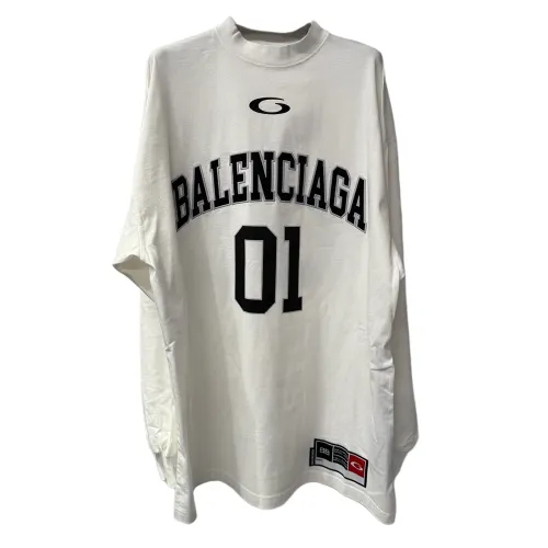 Balenciaga SS25 T Shirt Loose Fit Men's White