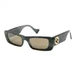 【Previous Season】logo-plaque rectangular-frame sunglasses