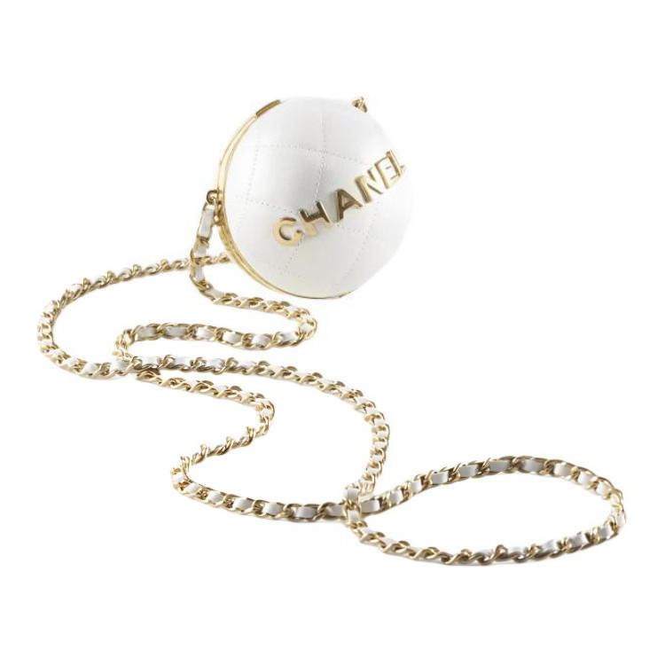 Женская сумка Chanel 22A (белая) — фото 3