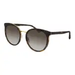 GUCCI Round Sunglasses Women's Tortoiseshell