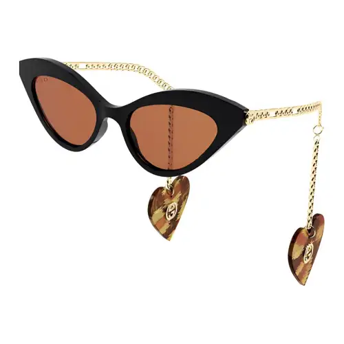 cat-eye tinted sunglasses