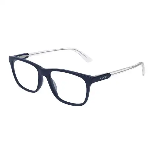 GUCCI Rectangular Eyeglass Frames Men's Black