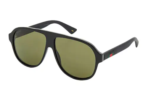GUCCI Acetate Aviator Frame Sunglasses