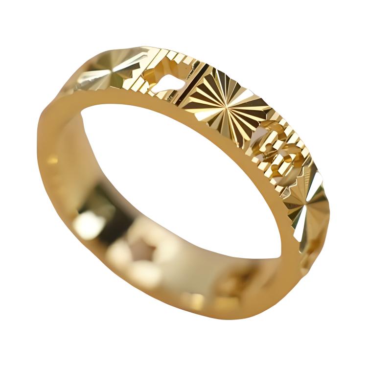 GUCCI 18kt Yellow Gold Icon Ring