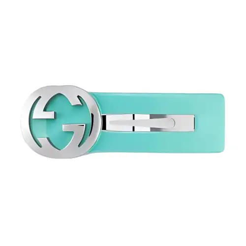 GUCCI Hair Clips Women's Mint Green