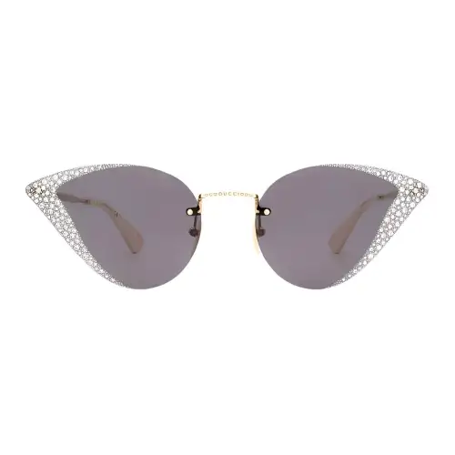 GUCCI Metallic Butterfly Sunglasses Unisex