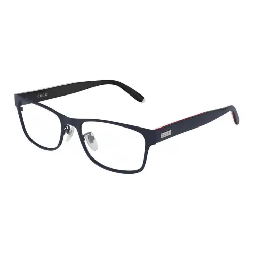 GUCCI Square Prescription Glasses Unisex Blue