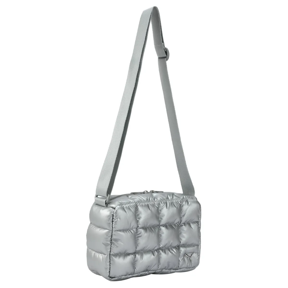 PUMA Fabric Crossbody Bag, Shoulder Bag Women's Silver