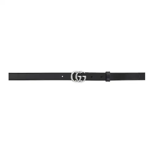 GUCCI GG Marmont Leather Belts Women's Black