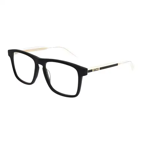 GUCCI Vintage Square Eyeglass Frames Men's Black